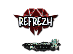 Sticker | refrezh (Glitter) | Antwerp 2022