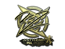 Sticker | REZ (Gold) | Antwerp 2022