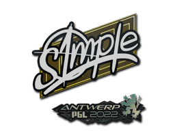 Sticker | s1mple | Antwerp 2022