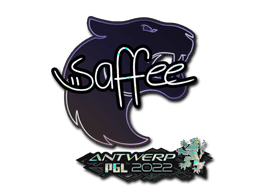 Sticker | saffee (Glitter) | Antwerp 2022