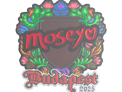 Sticker | Moseyuh (Embroidered) | Budapest 2025