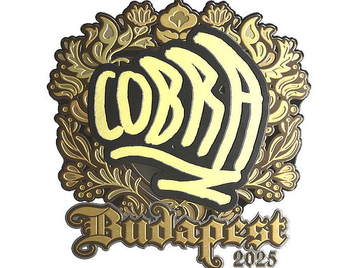 Sticker | cobra (Gold) | Budapest 2025