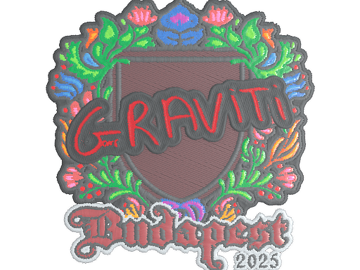Sticker | Graviti (Embroidered) | Budapest 2025