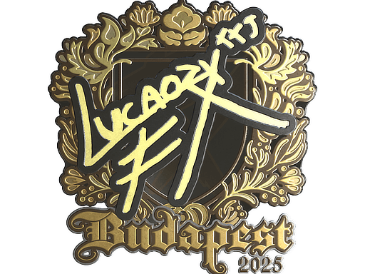Sticker | Lucaozy (Gold) | Budapest 2025
