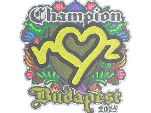 Sticker | ropz (Embroidered, Champion) | Budapest 2025