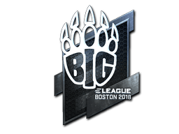 Sticker | BIG (Foil) | Boston 2018