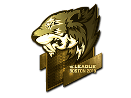 Sticker | Flash Gaming (Gold) | Boston 2018