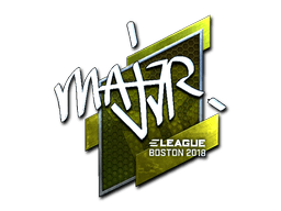 Sticker | MAJ3R (Foil) | Boston 2018