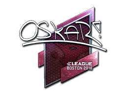 Sticker | oskar (Foil) | Boston 2018