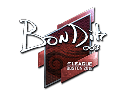 Sticker | bondik (Foil) | Boston 2018