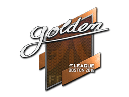 Sticker | Golden | Boston 2018