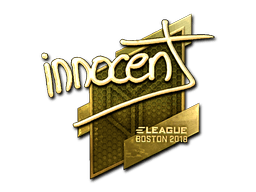 Sticker | innocent (Gold) | Boston 2018