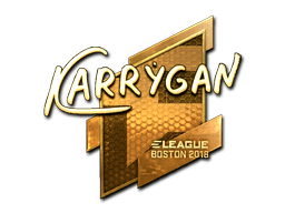 Sticker | karrigan (Gold) | Boston 2018