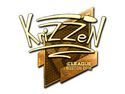 Sticker | KrizzeN (Gold) | Boston 2018