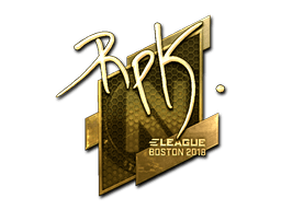 Sticker | RpK (Gold) | Boston 2018