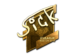 Sticker | SicK (Gold) | Boston 2018
