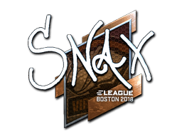 Sticker | Snax (Foil) | Boston 2018