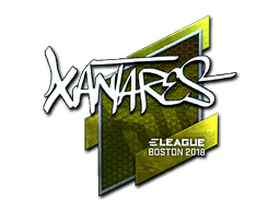 Sticker | XANTARES (Foil) | Boston 2018