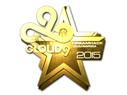Sticker | Cloud9 (Gold) | Cluj-Napoca 2015