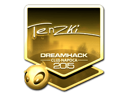 Sticker | tenzki (Gold) | Cluj-Napoca 2015