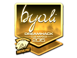 Sticker | byali (Gold) | Cluj-Napoca 2015