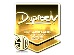 Sticker | dupreeh (Gold) | Cluj-Napoca 2015