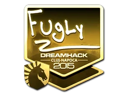 Sticker | FugLy (Gold) | Cluj-Napoca 2015