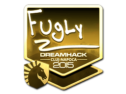 Sticker | FugLy (Gold) | Cluj-Napoca 2015