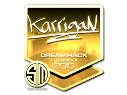 Sticker | karrigan (Gold) | Cluj-Napoca 2015