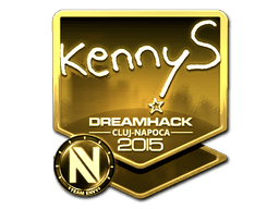 Sticker | kennyS (Gold) | Cluj-Napoca 2015