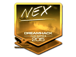 Sticker | nex (Gold) | Cluj-Napoca 2015