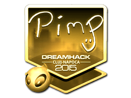 Sticker | Pimp (Gold) | Cluj-Napoca 2015