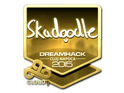 Sticker | Skadoodle (Gold) | Cluj-Napoca 2015