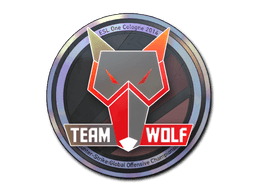 Sticker | MTS GameGod Wolf (Holo) | Cologne 2014