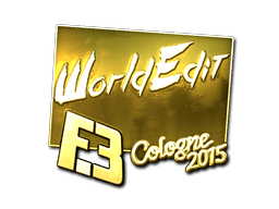 Sticker | WorldEdit (Gold) | Cologne 2015