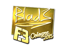 Sticker | B1ad3 (Gold) | Cologne 2015