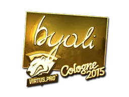 Sticker | byali (Gold) | Cologne 2015
