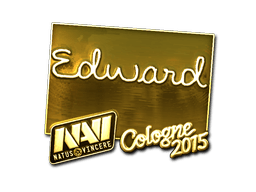 Sticker | Edward (Gold) | Cologne 2015