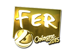 Sticker | fer (Gold) | Cologne 2015