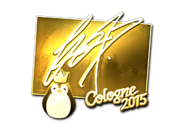 Sticker | fox (Gold) | Cologne 2015