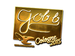 Sticker | gob b (Gold) | Cologne 2015