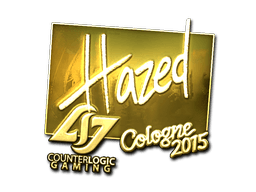 Sticker | hazed (Gold) | Cologne 2015
