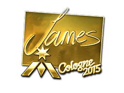 Sticker | James (Gold) | Cologne 2015