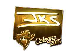 Sticker | jks (Gold) | Cologne 2015