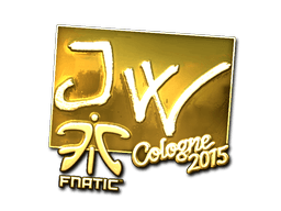 Sticker | JW (Gold) | Cologne 2015