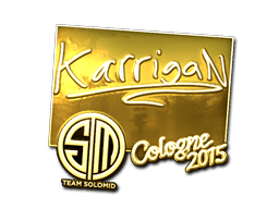 Sticker | karrigan (Gold) | Cologne 2015