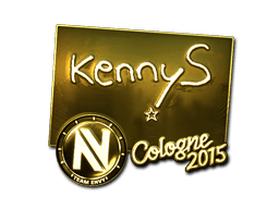 Sticker | kennyS (Gold) | Cologne 2015