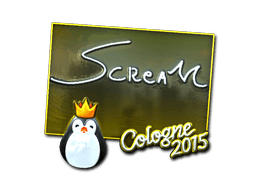 Sticker | ScreaM (Foil) | Cologne 2015