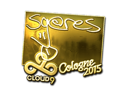 Sticker | seang@res (Gold) | Cologne 2015