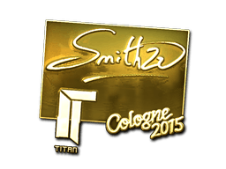 Sticker | SmithZz (Gold) | Cologne 2015